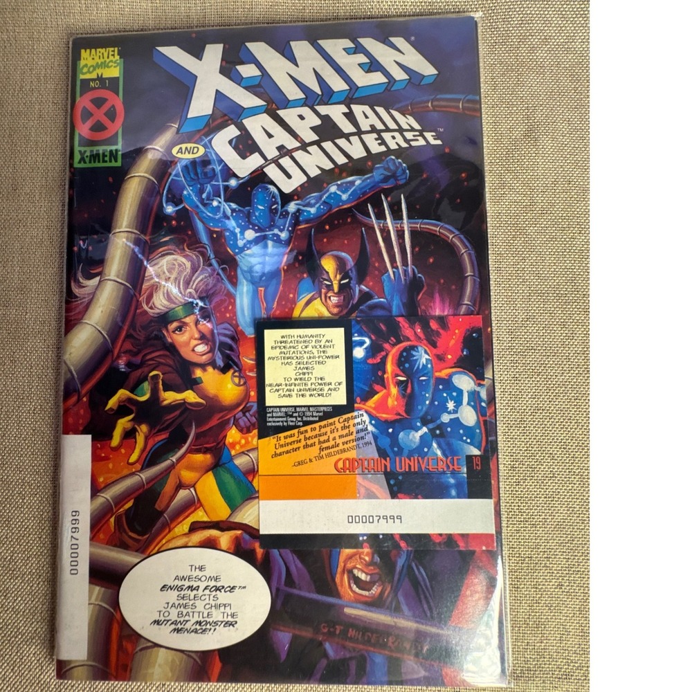 X-Men and Captain Universe #1 Personalized Custom Marvel Comic 1994 Hildebrandt